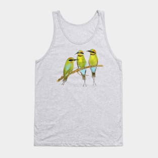 Rainbow Bee Eater Bird Tank Top